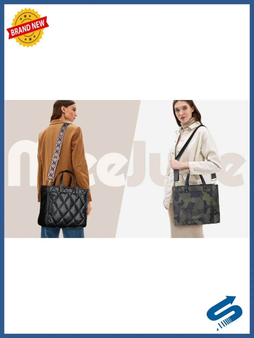 Canvas Tote Bag for Women Top Handle Handbag Crossbody Adjustable Strap